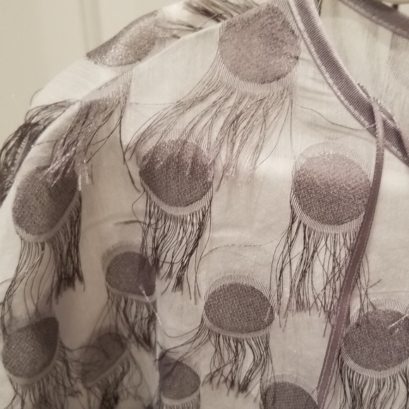 Banana Republic unique textured blouse - Picture 3 of 4